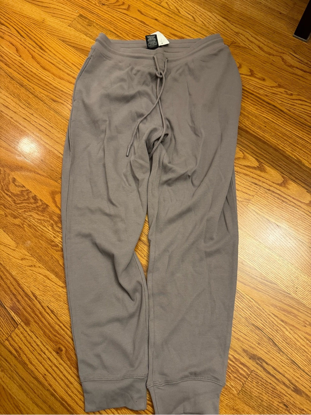 Women's Gray Drawstring Jogger Pants - Relaxed Fit